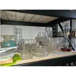 Assortment of Glassware