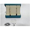 Image 1 : 9Kt, Art Nouveau And Amethyst Screw Back Earrings