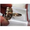 Image 4 : Gorgeous Antique 14k Gold Amethyst Seed Pearl Ring