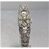 Image 2 : Beautiful French Art Deco Rhinestone Ladies Wristwatch. 17 Jewels. Swiss Made. Excellent Working Con