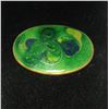 Image 1 : Beautiful Marilyn Stenson Enamel Pin From the 1980's With Original Sticker on the Back. 2" x 1.5"