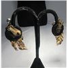 Image 2 : Large Napier Gold and Silver Toned Clip On Earrings with Pearls ( 1 Missing)