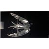 Image 2 : Large Vintage Marcasite Bird Brooch. Silver Toned Metal Setting