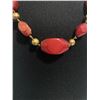 Image 3 : 1930's Chunky Calalin Bakelite Necklace 23"L