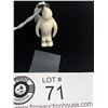 Image 1 : Very Cute Penguin Bone Pendant. 1.5" L