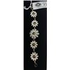 Image 1 : 1950's Coro Signed Enamal Daisy Bracelet 6.5"