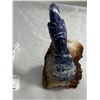 Image 3 : Beautiful Lapis Lazuli Parrott Sitting on a Semiprecious Stone