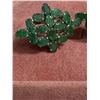 Image 3 : Stunning Pair of Lois Hill Green Tourmalin Sterling Silver Earrings Marked L.H. 925