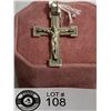Image 1 : Top Quality Sterling Silver Crucifix Cross Pendant. Total Length 2" Weighs 6 gr