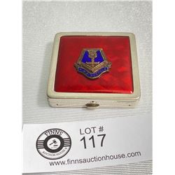 Rare WWII Sweetheart Compact H.M.S. Norfolk. Lovely Collector Piece Nice & Clean Unused interior. 2'