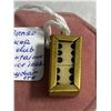 Image 2 : Vintage Brass Hiram Walker Canadian Club Whiskey Container Holding 2 Dice inside Pendant/Keychain et