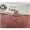 Image 1 : Very Small 10K Gold Heart Pendant