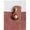 Image 2 : Small Pretty 10K Gold Plus Pearl Pendant