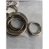 Image 2 : 2 Pairs Of Sterling Hoop Earings