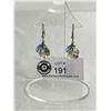 Image 1 : Pair Of .C. Modern Jelly Crystal Earings