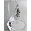 Image 2 : Pair Of .C. Modern Jelly Crystal Earings