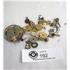 Image 1 : A Large Lot Of Antique Pocket Watch Parts (Great For Jewelry Making)