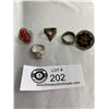 Image 1 : Lot Of Unusual Vintage Rings