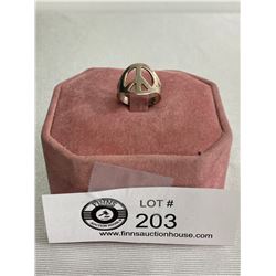 Sterling Peace Plus Forever Ring