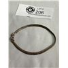 Image 1 : Italian Sterling Herring Bone Bracelet