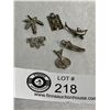 Image 1 : 6 Sterling Charms (Tested)