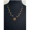 Image 2 : Quality Stone Set Floral Necklace