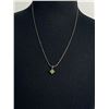 Image 2 : Sterling Plus Green Stone Necklace