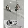 Image 1 : Bond Boyd 1950s Sterling Stone Set Earings