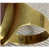 Image 2 : Beautiful 14k Gold and Amethyst Ring Marked 585