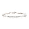Image 1 : 2.05 ctw Diamond S Style Tennis Bracelet" - 14KT White Gold"