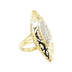 0.50 ctw Diamond Ring - 14KT Yellow Gold