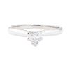 Image 2 : 0.27 ctw Diamond Ring - 14KT White Gold