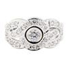 Image 2 : 0.74 ctw Diamond Ring - 14KT White Gold