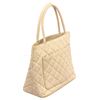 Image 1 : Chanel Cream Caviar Leather Reissue Medallion Tote