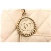 Image 7 : Chanel Cream Caviar Leather Reissue Medallion Tote