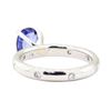 Image 3 : 1.62 ctw Sapphire and Diamond Ring - Platinum