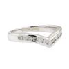 Image 1 : 0.40 ctw Diamond Ring - 14KT White Gold