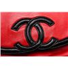 Image 5 : Chanel Red Black Lambskin Leather CC Chain Flap Shoulder Bag