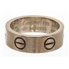 Image 1 : Cartier Rhodium-Plated 18K White Gold LOVE Ring 49