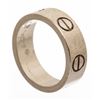 Image 4 : Cartier Rhodium-Plated 18K White Gold LOVE Ring 49