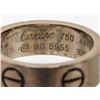 Image 5 : Cartier Rhodium-Plated 18K White Gold LOVE Ring 49