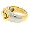 Image 4 : Bulgari 18kt Yellow and White Gold Dual Open Heart Ring