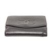 Image 5 : Chanel Black Caviar Leather Timeless Compact Wallet