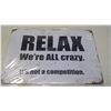Image 1 : Relax Tin Sign