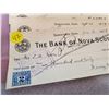 Image 2 : 6 old 1920's Bank of Nova Scotia Saskatoon, SK cheques