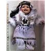 Image 2 : LIMITED EDITION # 494/5000 PORCELAIN ABORIGINAL DOLL MALLORY W/ CERITIFICATE OF AUTHENTICITY