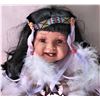 Image 4 : LIMITED EDITION # 494/5000 PORCELAIN ABORIGINAL DOLL MALLORY W/ CERITIFICATE OF AUTHENTICITY