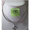 Image 1 : .925 STERLING SILVER 18" TWISTED ROPE NECKLACE