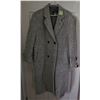 Image 1 : MENS CASUALMAN DOUBLE BREASTED TWEED OVERCOAT SIZE 34/36