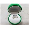Image 2 : SILVER DIAMOND (3.37 CM) RING SIZE 7 SRV $180